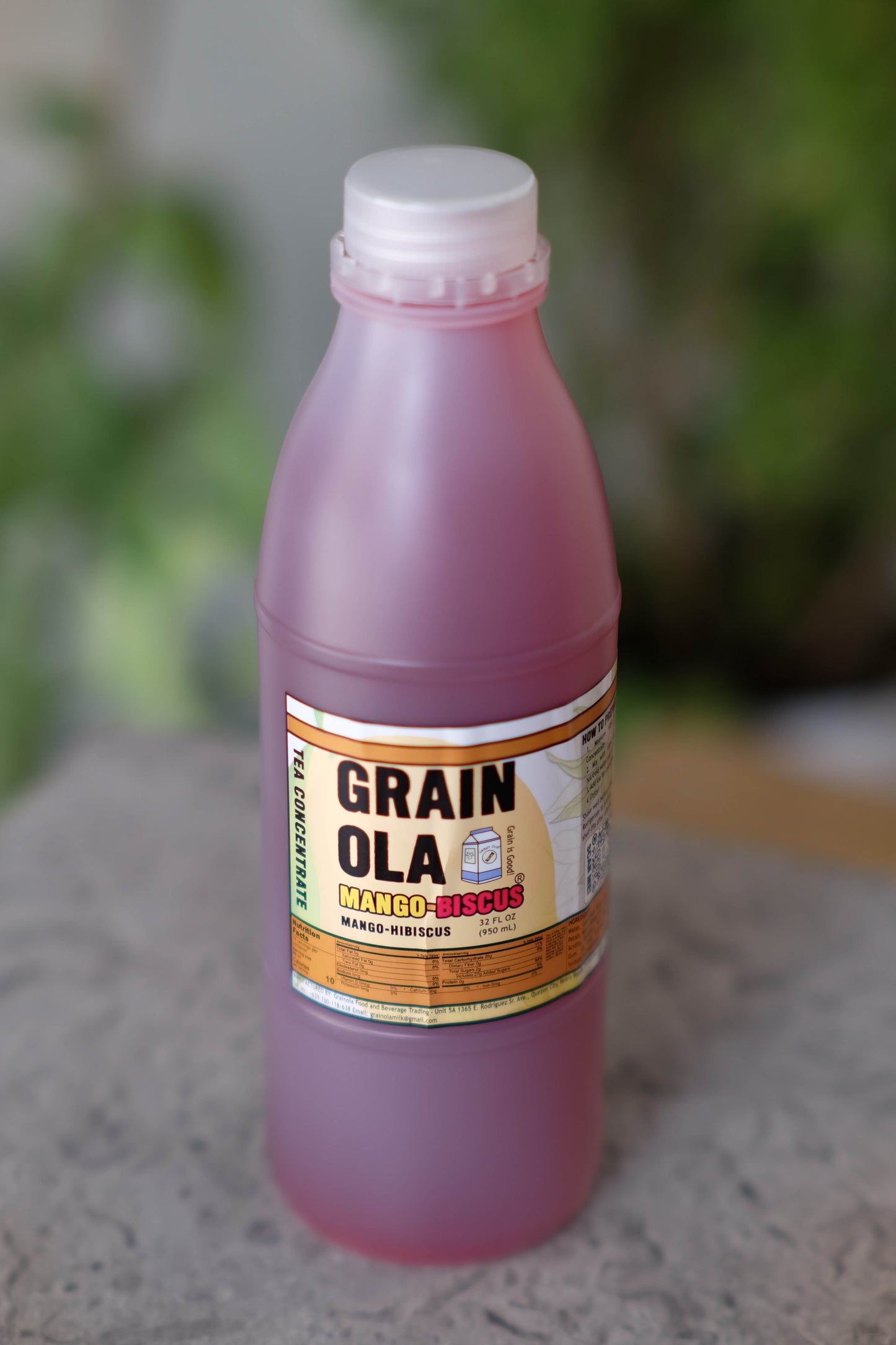 Mango-Biscus (Mango & Hibiscus) Brewed Tea Concentrate
